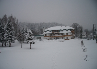 ośrodek zimą