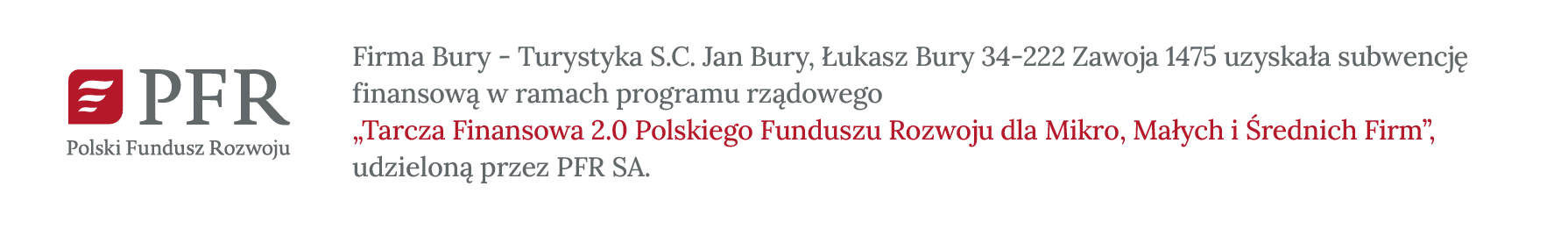 Przedsiębiorca otrzymał subwencję PFR